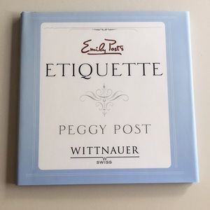 Emily Post’s Etiquette book
